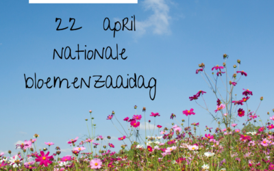 Nationale bloemenzaaidag 22 april 2019